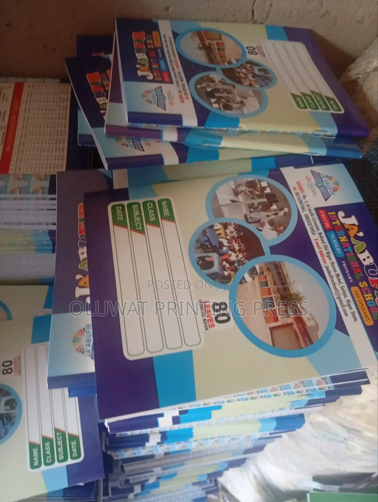 School Exercise Book Branding, Small And Big Note