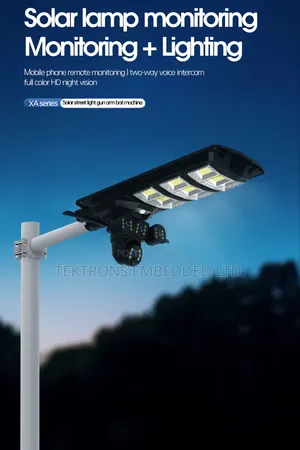 Solar Street Light With Three Lens Hd Camera