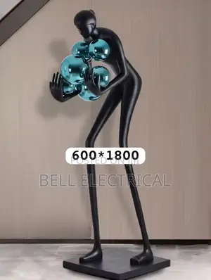 Humanoid Ball Villa Hotel Lobby Decorative Sculpture