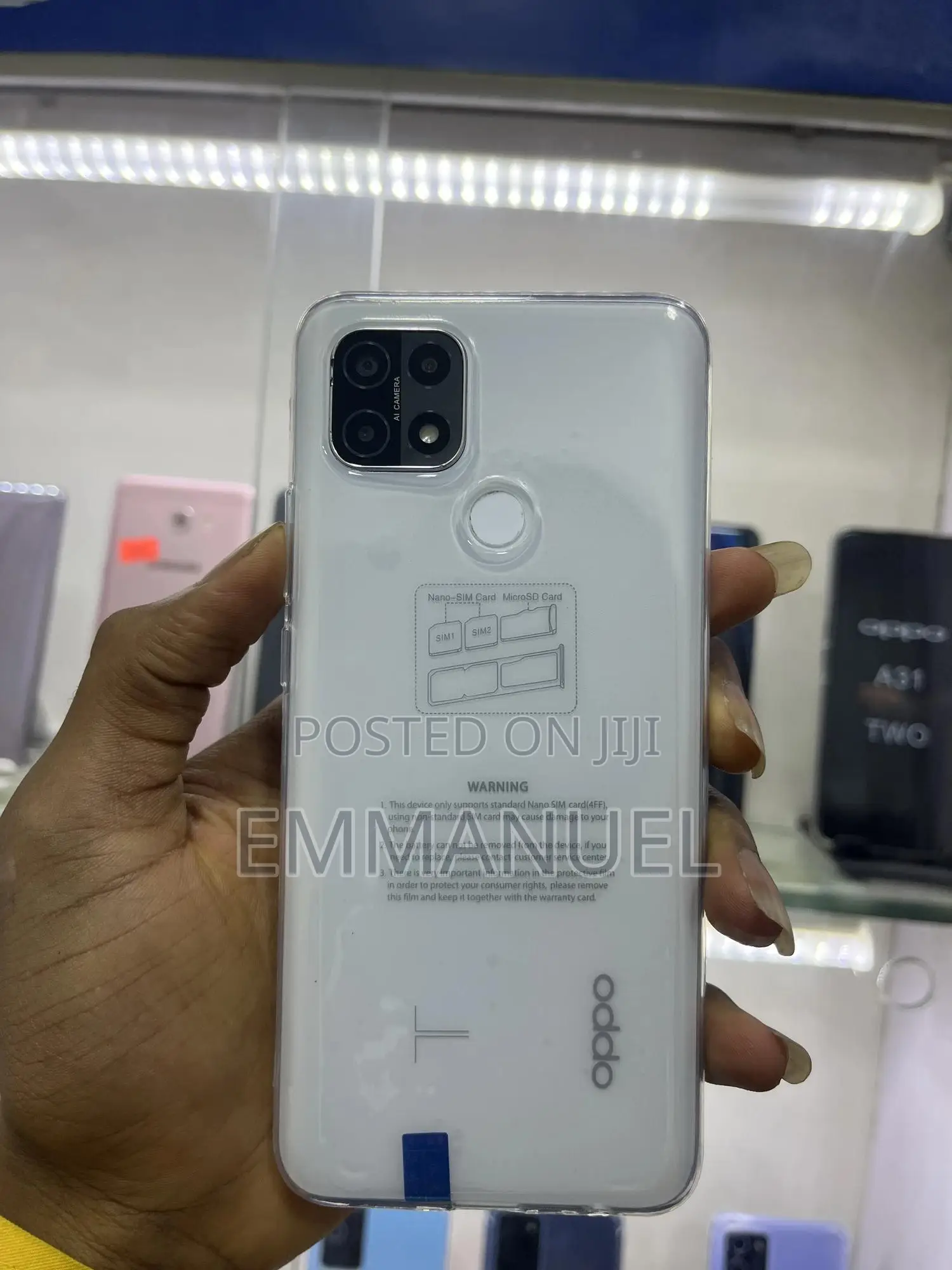 Oppo A15s 128 GB White