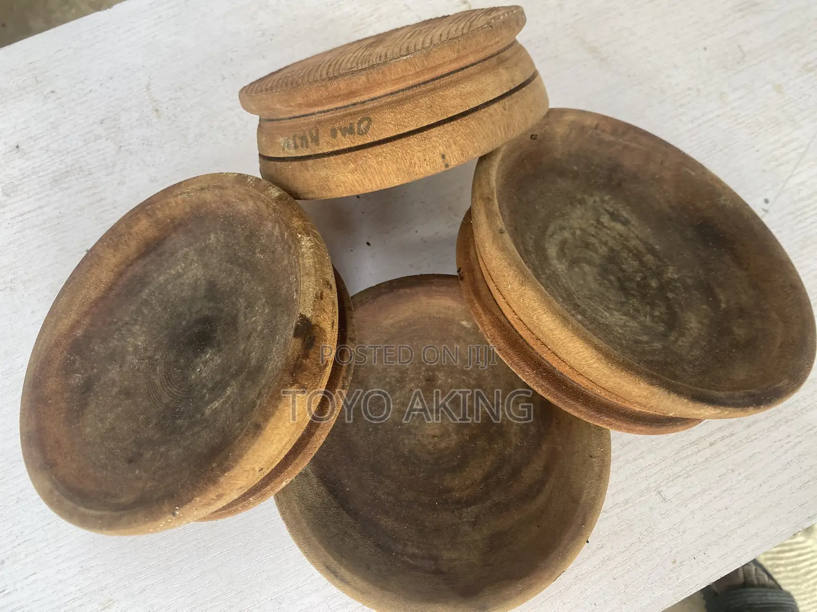 Nkwobi Wooden Plates
