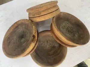 Nkwobi Wooden Plates