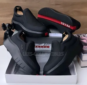 Original Black Prada Laceless Sneakers