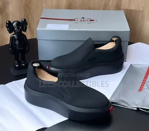 Original Black Prada Laceless Sneakers