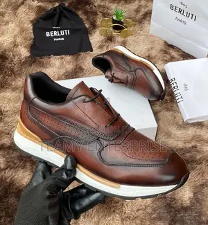 Berluti Paris Luxury Designer Leather Shoe High Quality With Soft Sole