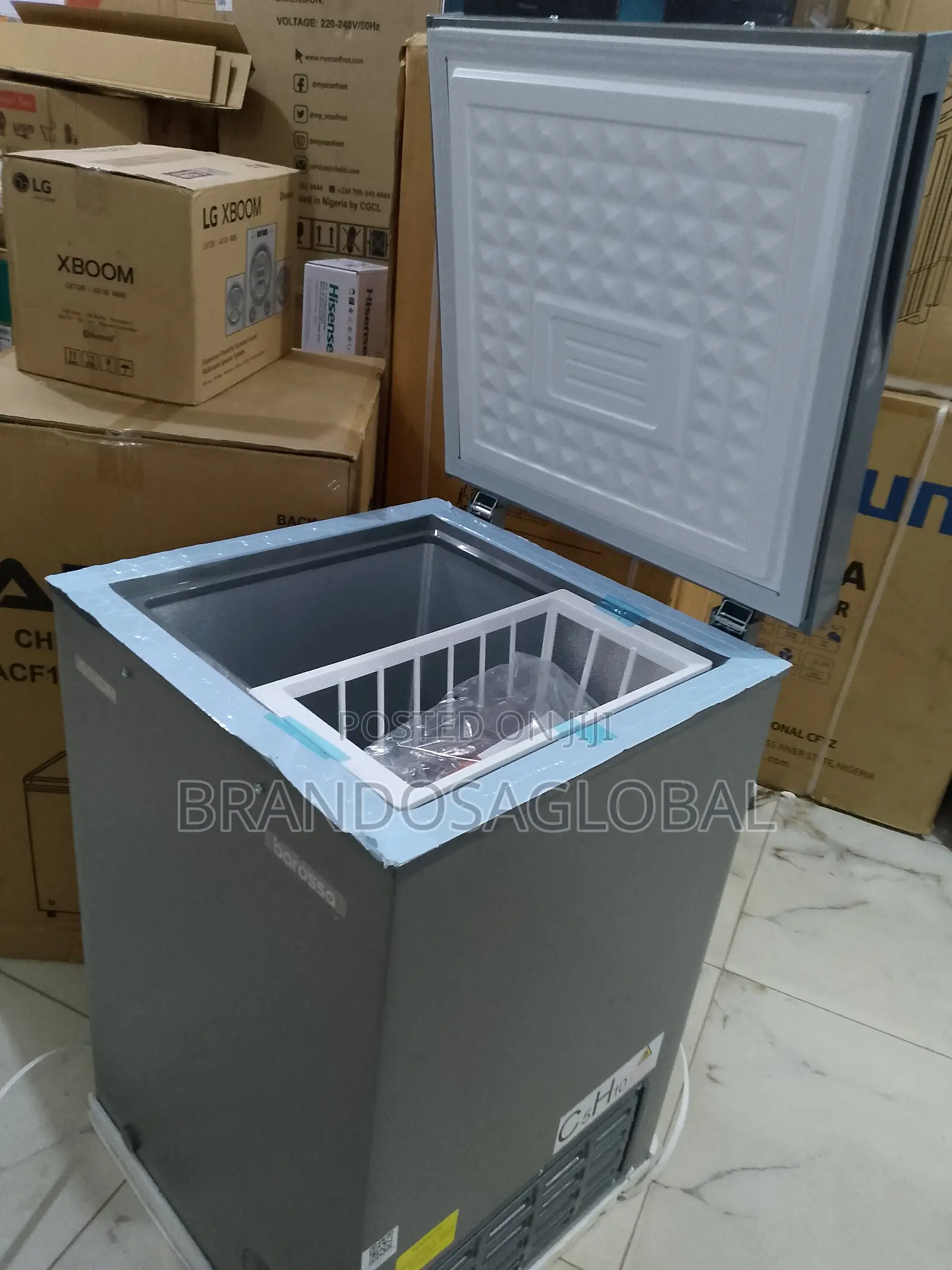 Aeon 100l Chest Freezer – Sleek Grey Design