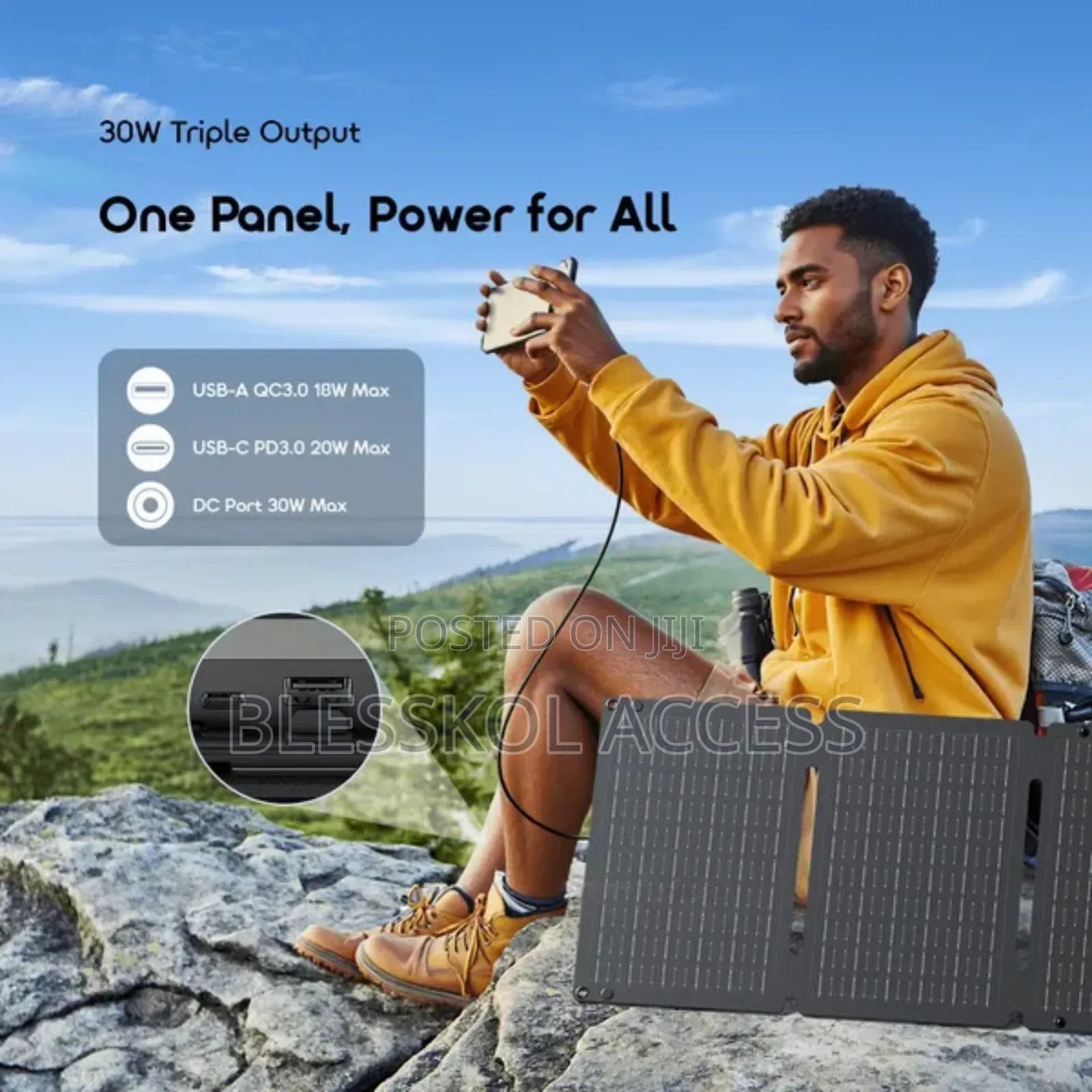 Oraimo Solarflex 30 30w Portable Solar Panel