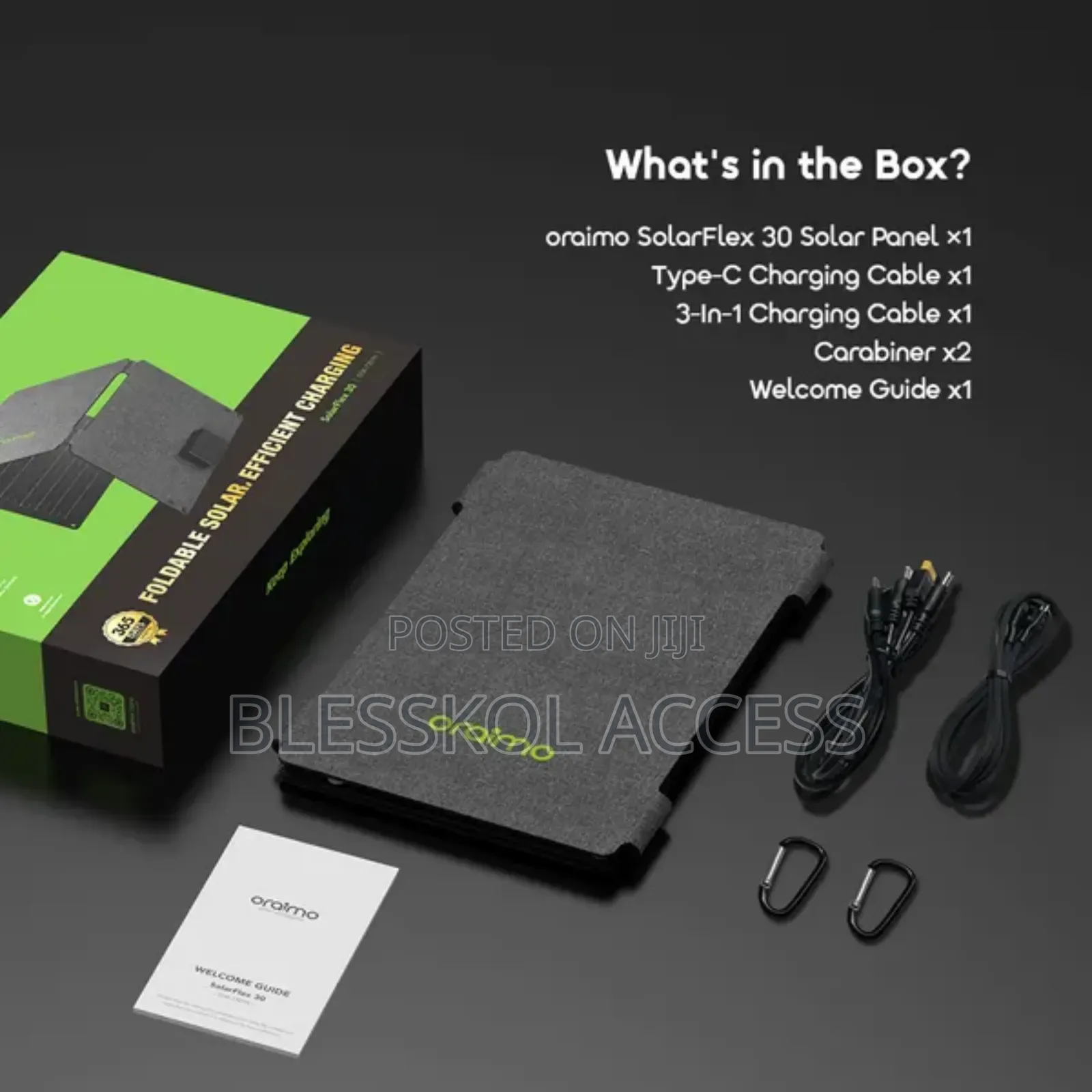 Oraimo Solarflex 30 30w Portable Solar Panel