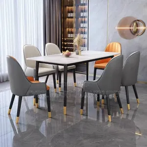 Six 6 Seater Dining Set Imported Luxury Marble Top