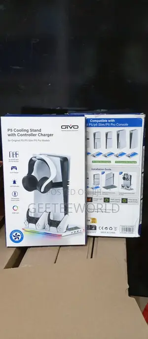 Ps5 Cooling Stand With Controller Charger