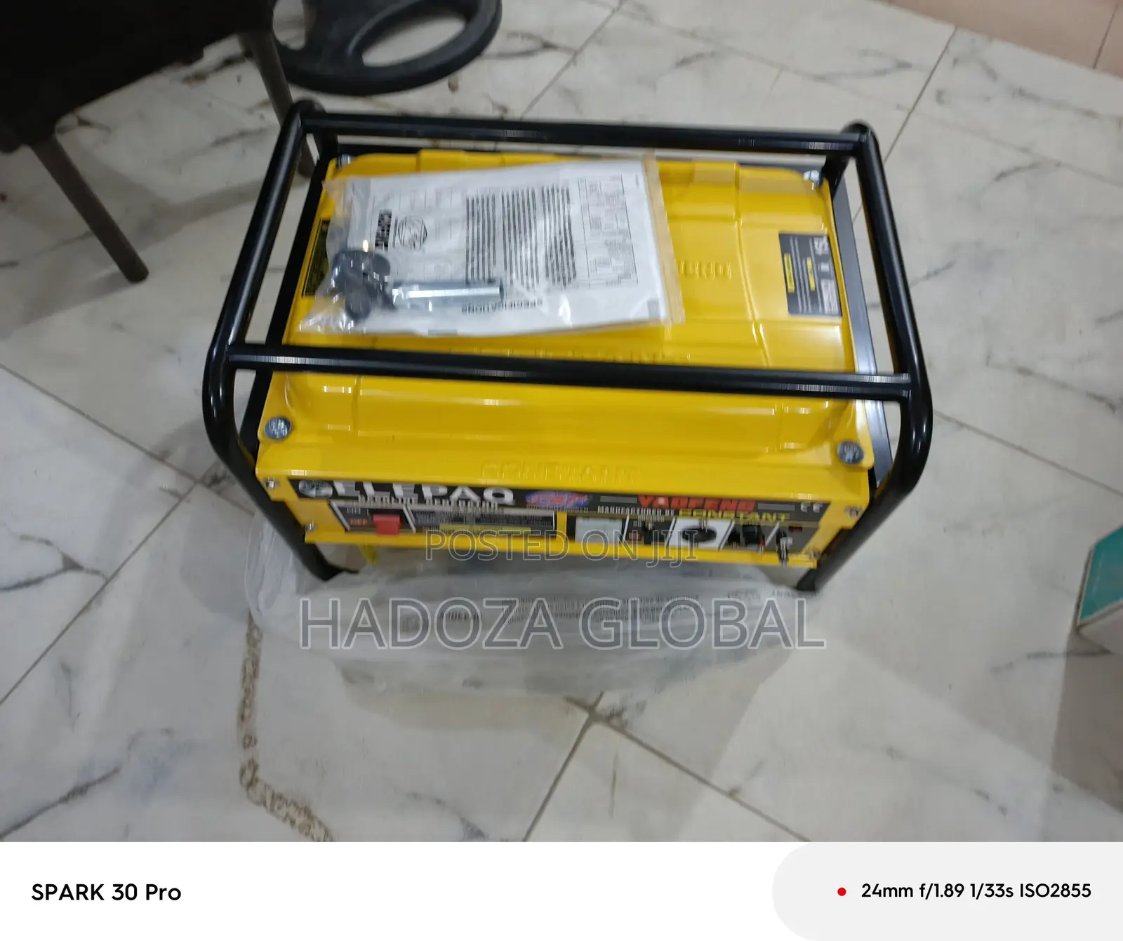 Original Elepaq 4.5kva Generator – 100% Copper, Sv6800
