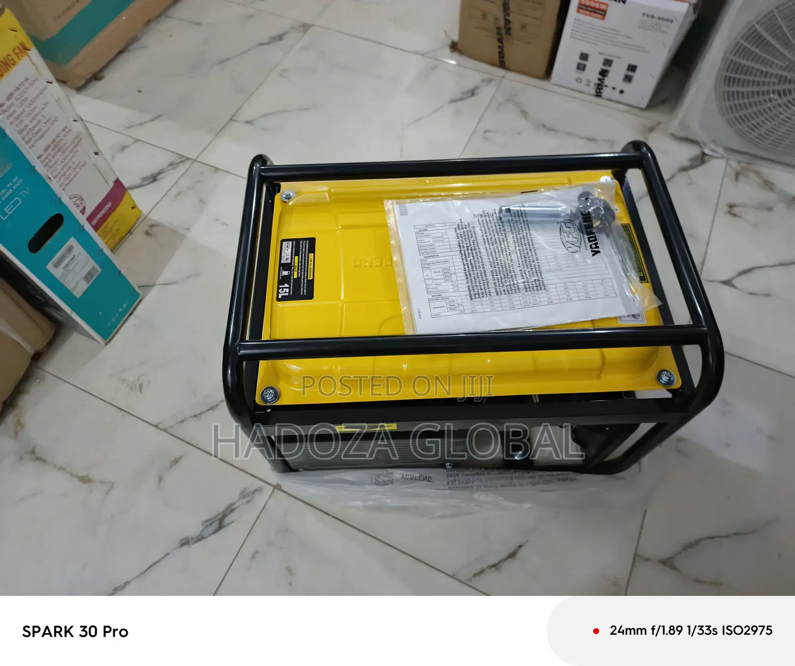Elepaq 4.5kva Copper Generator – Manual Starter Type