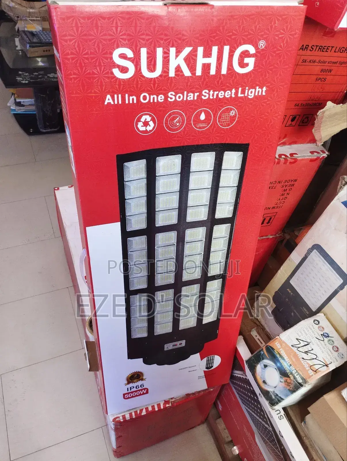 5000w Sukhig Solar Street Light