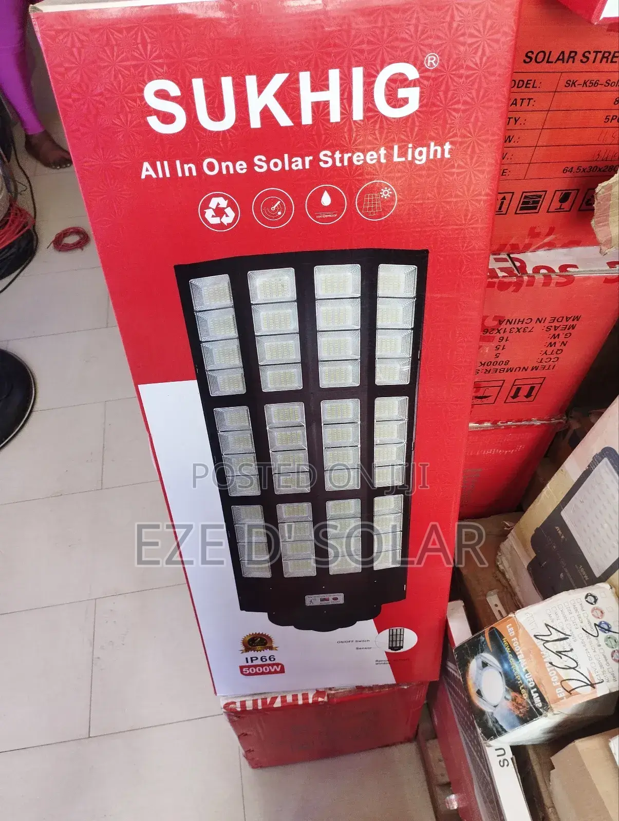 5000w Sukhig Solar Street Light