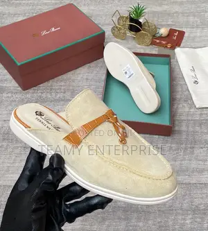 Loro Piano Luxury Designer Half Shoe Mule With Various Colour Designs