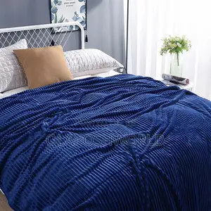 Royal Blue Velvet Nest Sofa Blanket