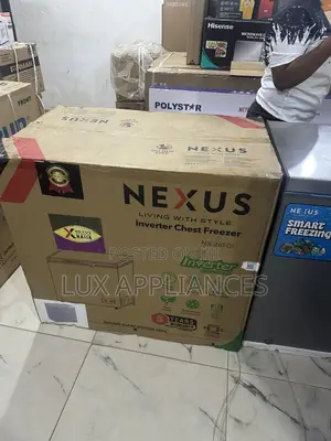 Nexus 200l Large Chest Freezer Features an Easy to Clean Interior,
