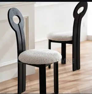 Black Italian Wooden Frame Chair