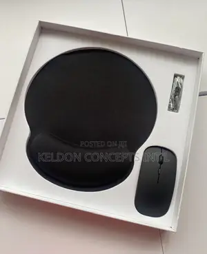 Wireless Mouse and Mousepad Combo Set