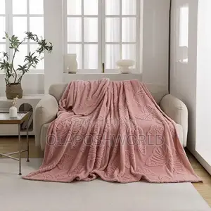 Romantic Pink Posh Drape Sofa Blanket