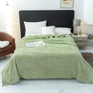 Mint Green Posh Drape Sofa Blanket