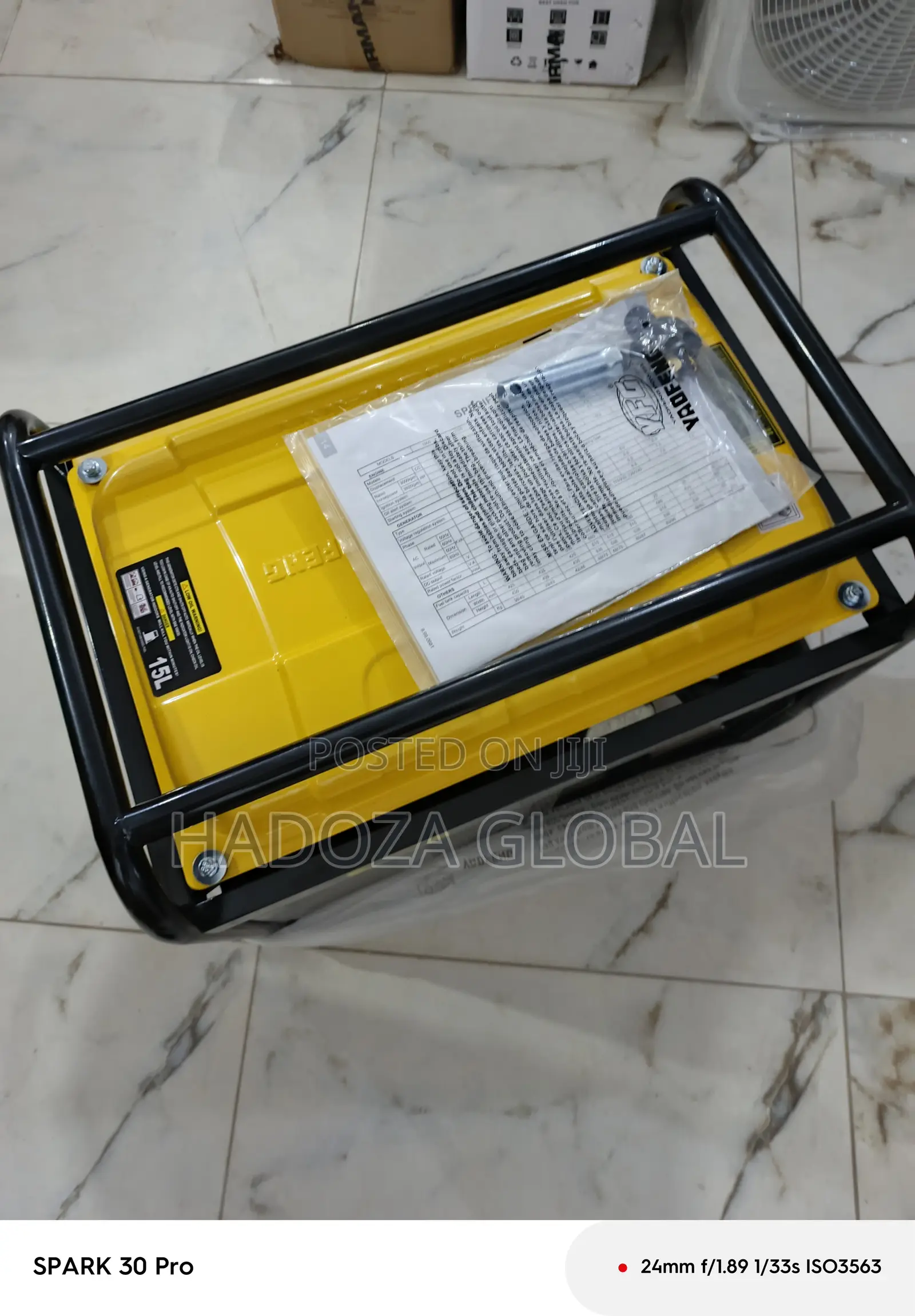 Elepaq 4.5kva Manual Generator – Pure Copper & Sturdy