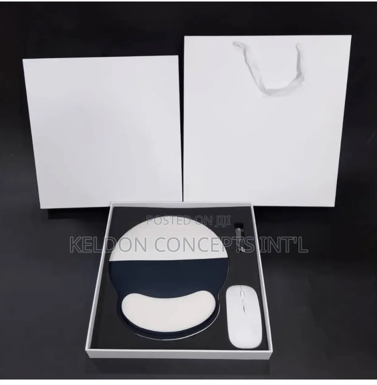 Wireless Mouse and Mousepad Combo Set