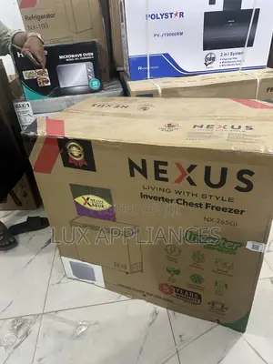 Nexus 200l Compact Chest Freezer Features an Easy to Clean Interior