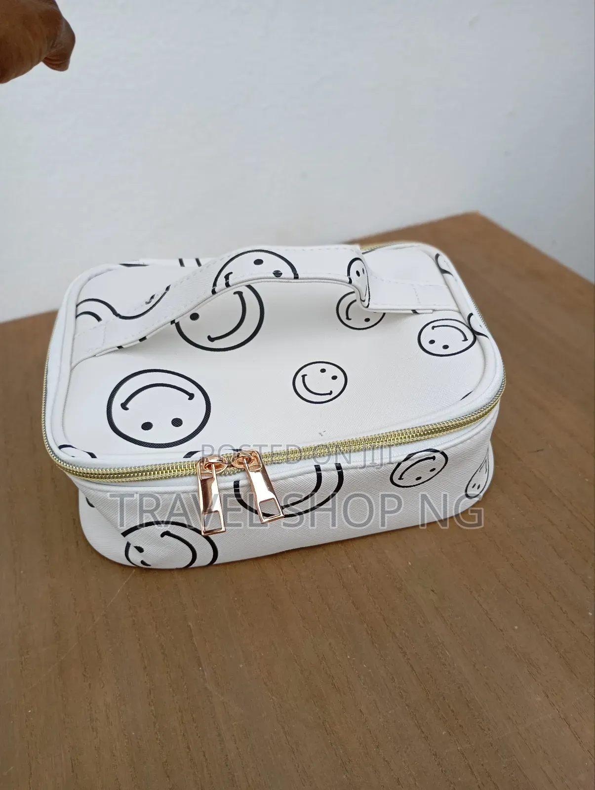 Smiley Face Makeup Bag