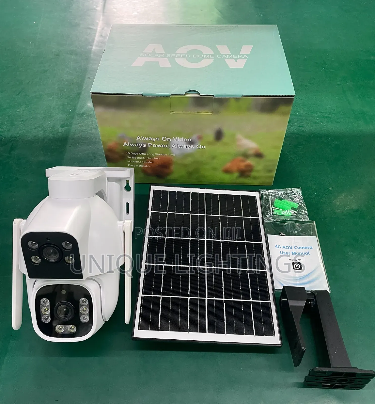Solar Powered Ptz Cctv Camera