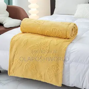 Yellow Posh Drape Sofa Blanket