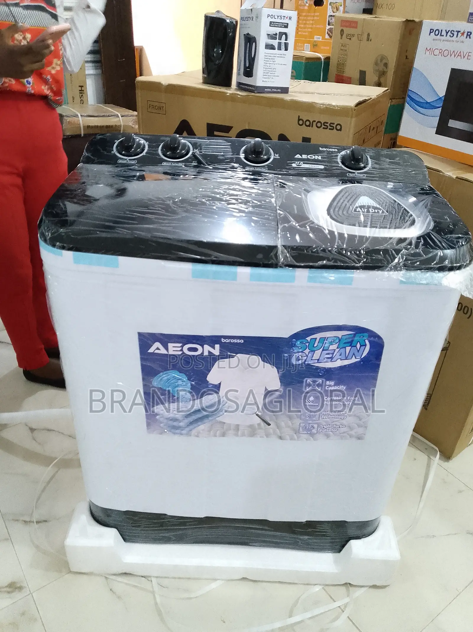 Aeon Twin Tub Washer – Easy Spin Drain
