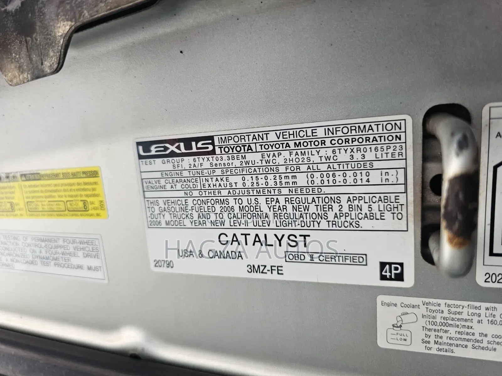Lexus RX 330 2006 Silver