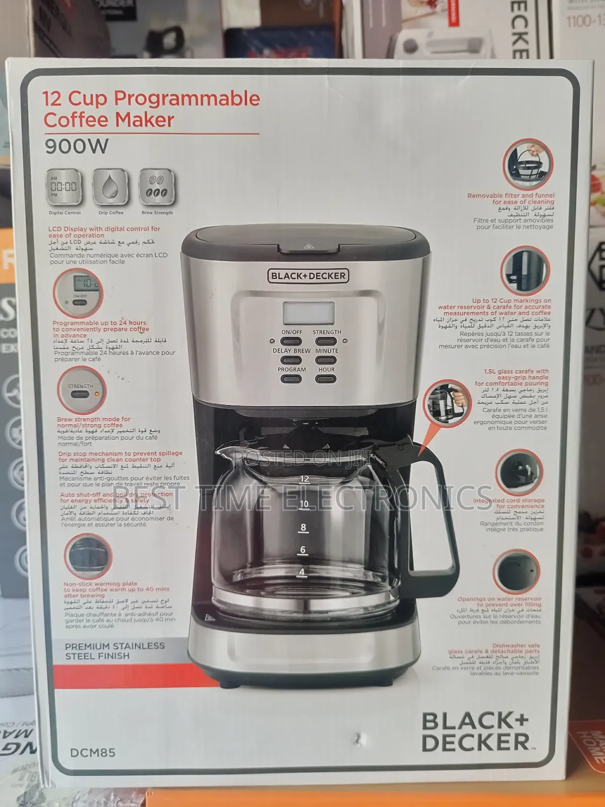 Original Black+Decker Programmable Drip Coffee Machine