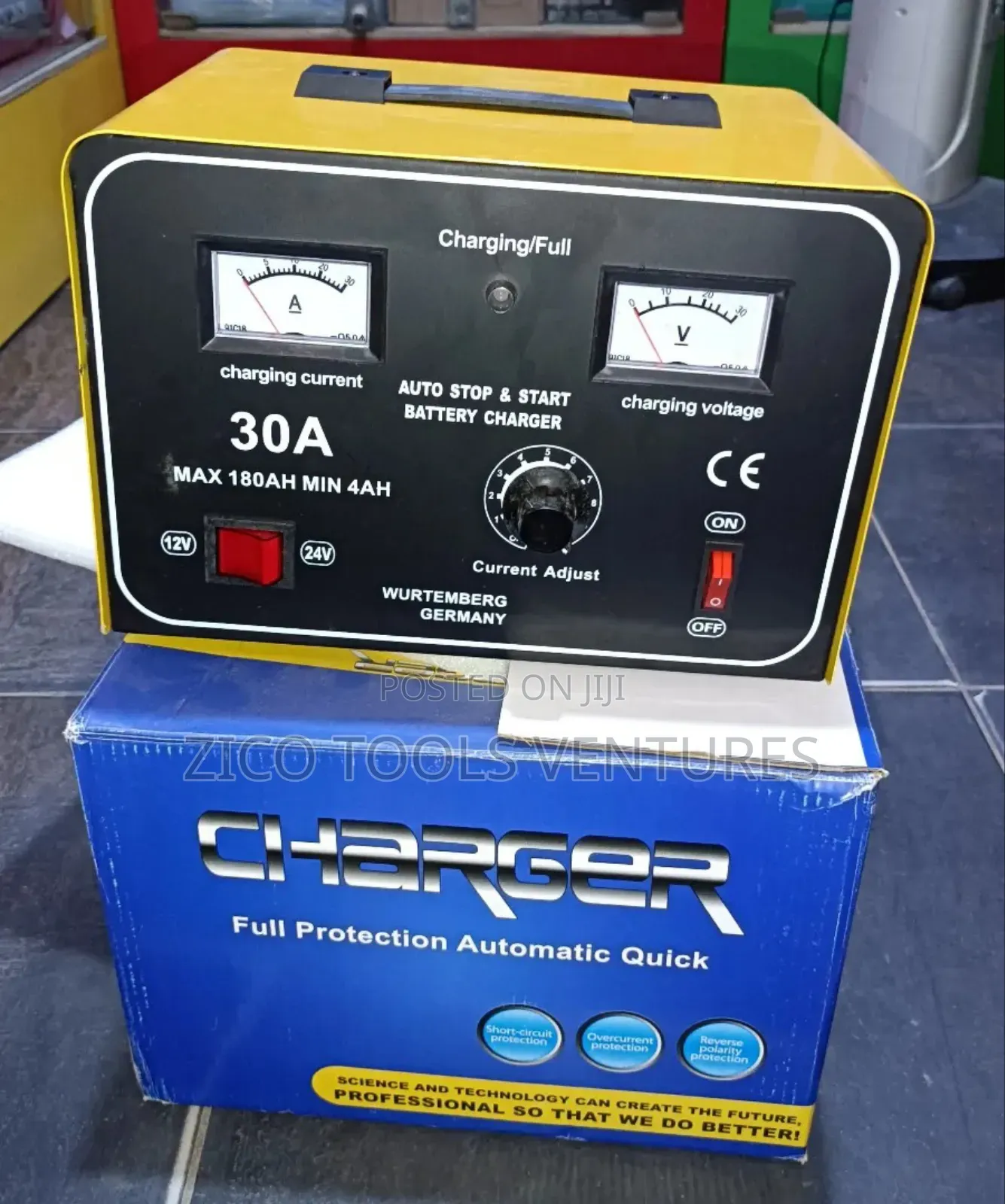 Full Automatic Battery Charger 30a 12/24v