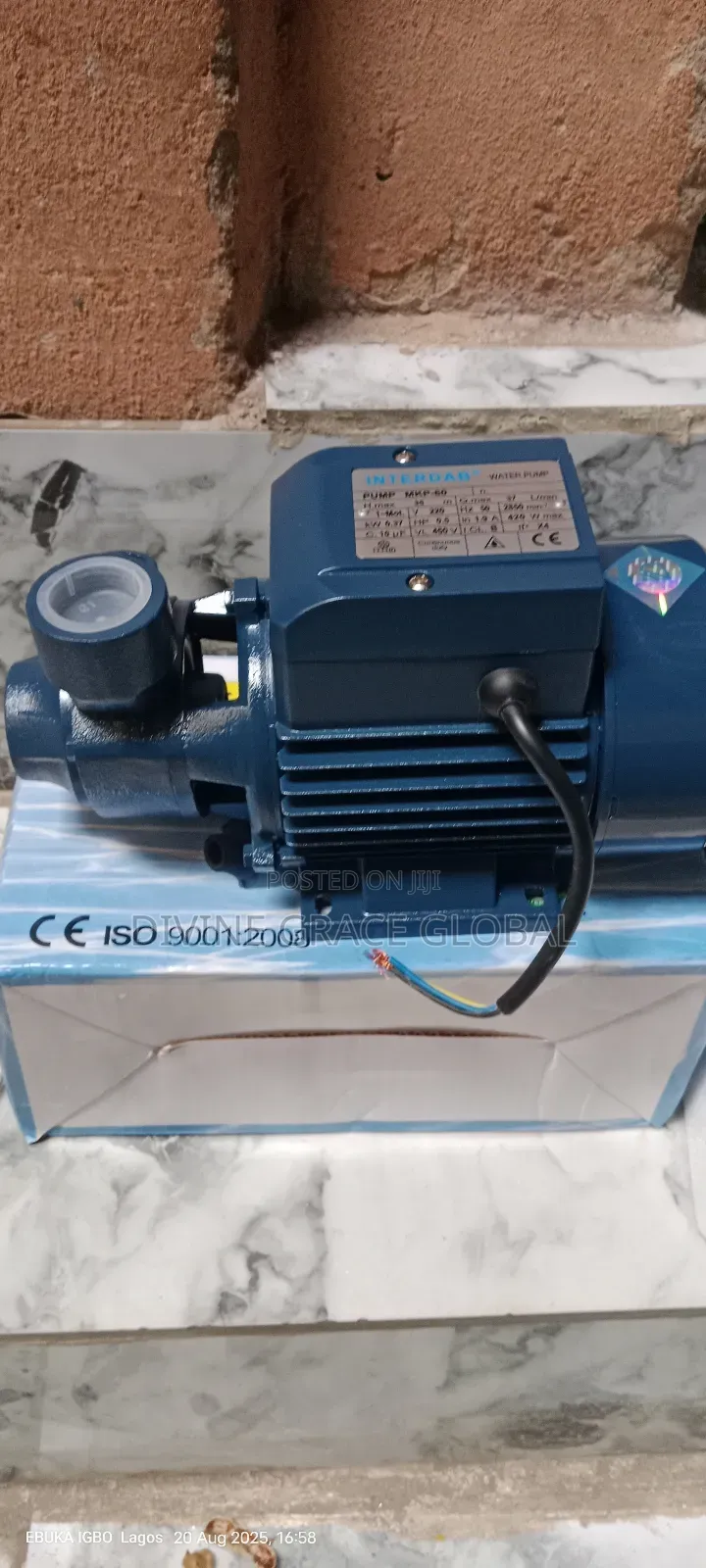 0.5hp Interdab Pump