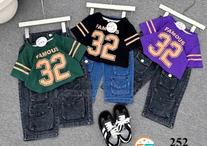 Children's Top and Cargo Jean Up and Down
