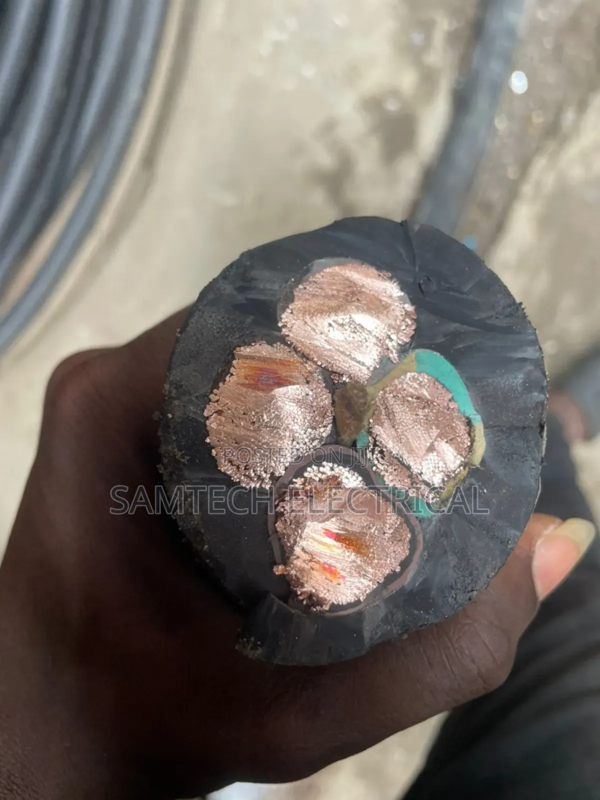 185mm 4 Core Flexible Cable