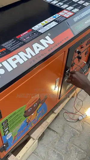 Firman Zero Noise Petrol Sound Prof Generator 10 Kva