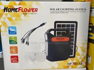 Homeflower Portable Solar Lighting With 3 Bulbs