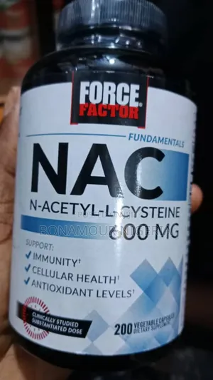 Force Factor Nac (N-Acetyl L-Cysteine) 600mg X200 Veg Caps