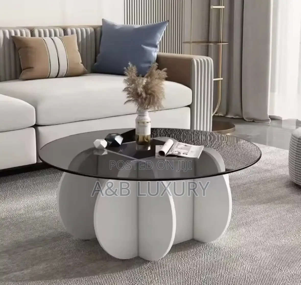 Glass Top Center Table