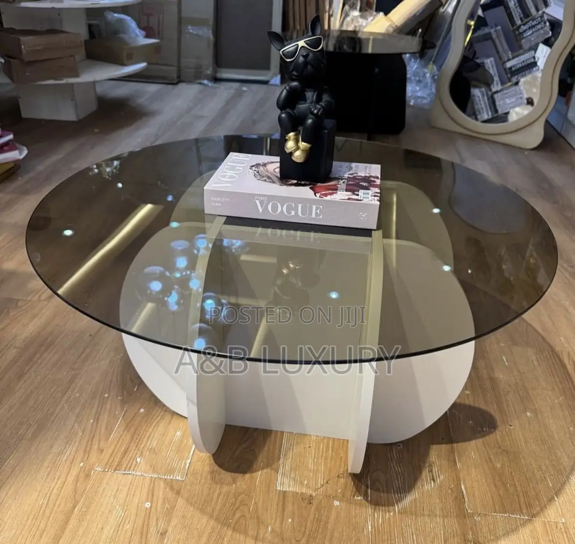 Glass Top Center Table