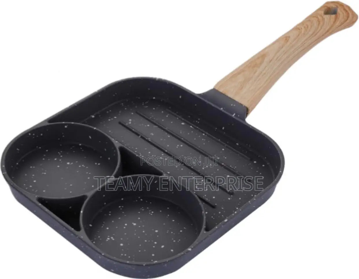 3 Sections Non-Stick Frying Pan