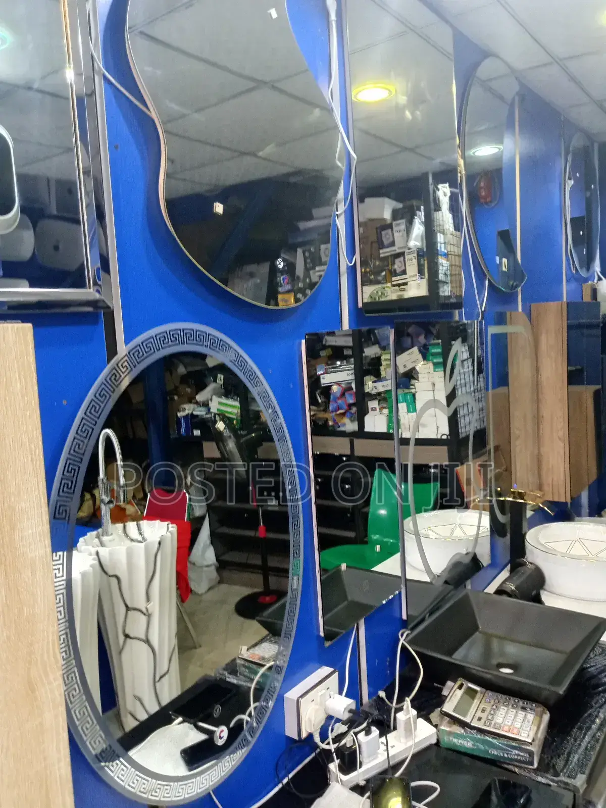 Three Light Bathroom Mirror