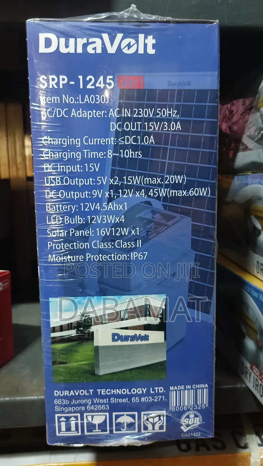 Duravolt 5kva (5000watts) Digital Wall Automatic Voltage Regulator