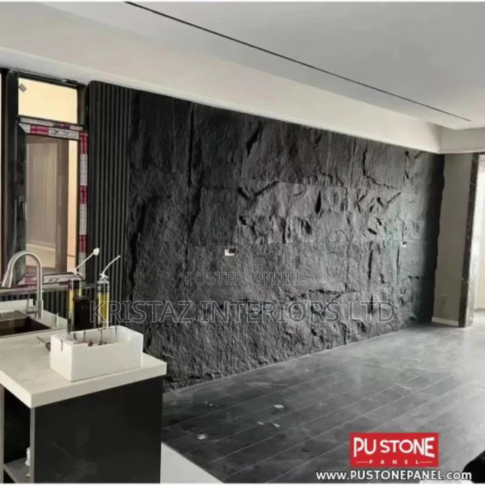 60mm Pu Stone Panel Wall Cladding