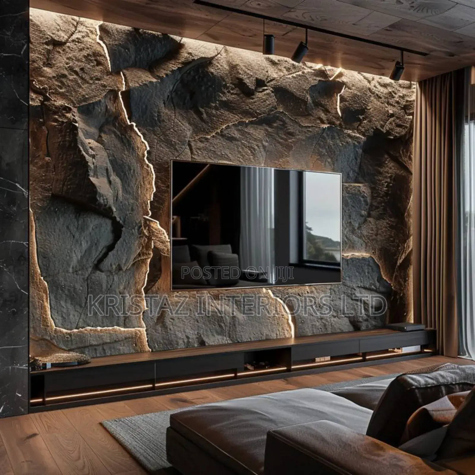 60mm Pu Stone Panel Wall Cladding