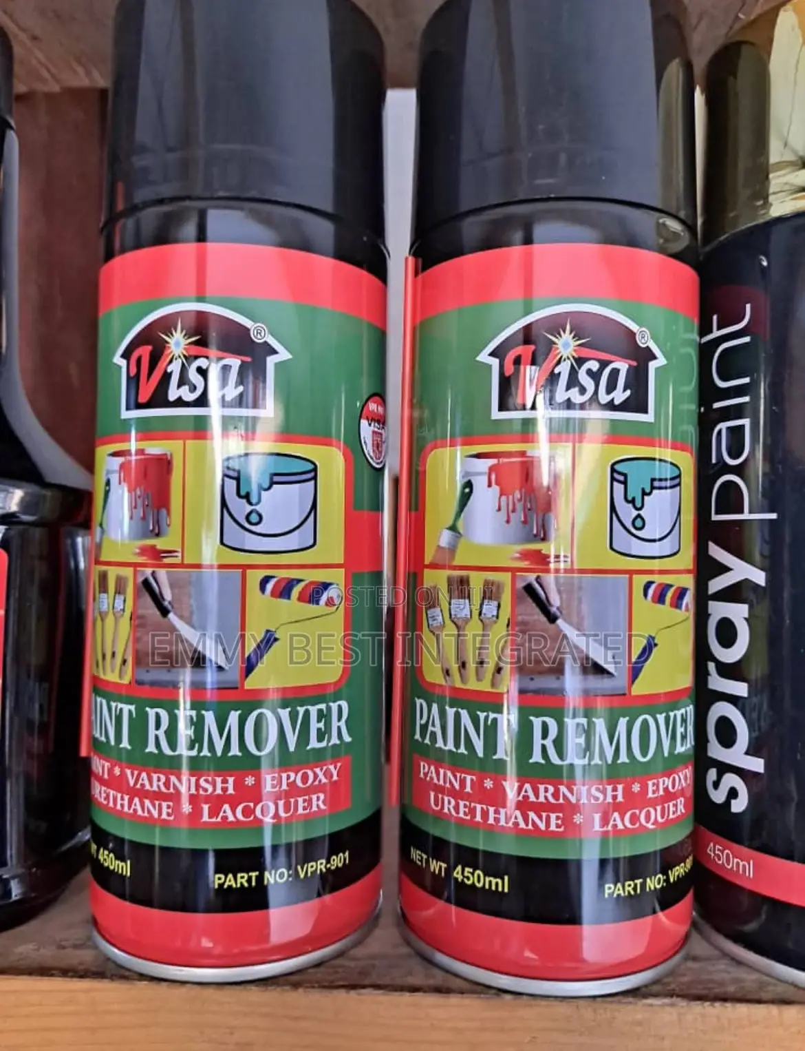 Visa Paint Remover