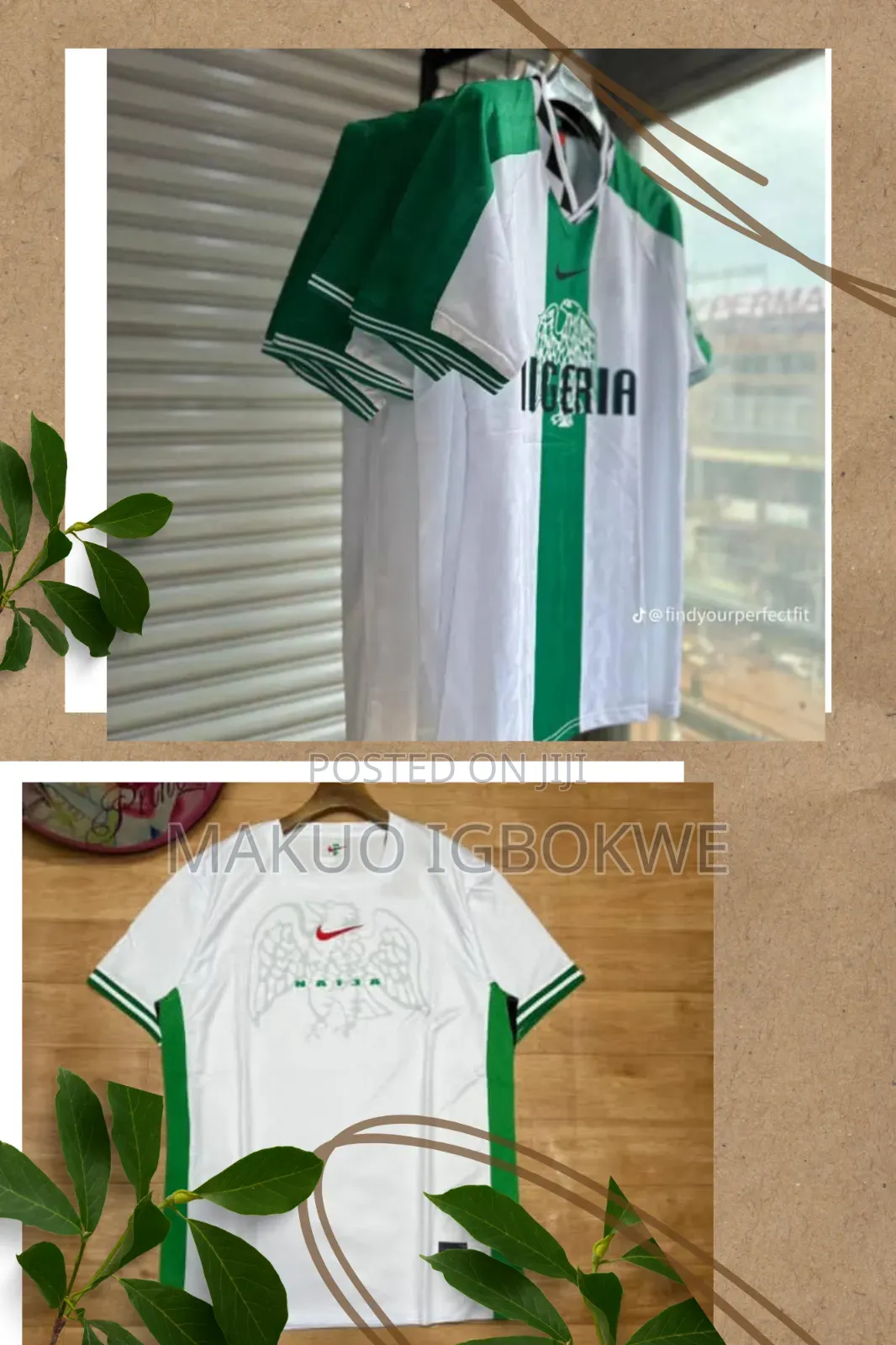 Latest Nigeria Jerseys Design [Up Super Eagles]